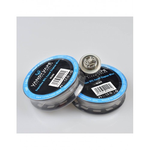 VANDY VAPE Superfine Wire -Ni80 fused Clapton